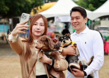 漾新聞|柏毅扮超級瑪利歐 聖誕親子寵物嘉年華超吸睛