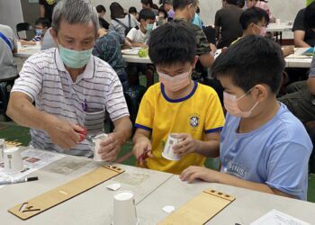 漾新聞|社教館前進八卦國小 親子實驗斜坡科學運動體驗物理奧秘