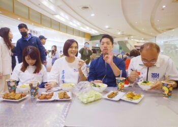 漾新聞|蔣萬安呼籲選票集中支持李眉蓁