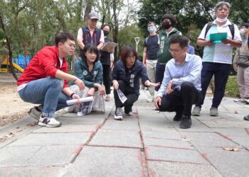 漾新聞|議長康裕成率議員會勘三民公園 打造共融防災樂齡公園而努力