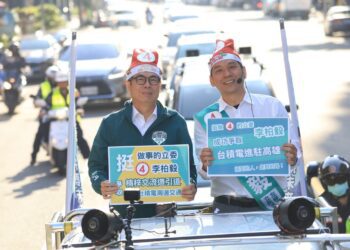 漾新聞|平安夜陪李柏毅車掃 陳其邁把最重要時間留在左楠