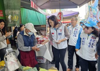 漾新聞|李眉蓁全力衝刺勝選最後一哩路 籲防奧步企圖影響選情