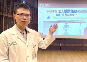 秋冬季節 帶狀皰疹病毒會滿血亂蹦躂 奇美醫：高風險族群應盡早施打帶狀皰疹疫苗