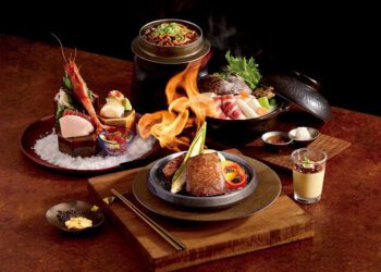 普發萬元入帳 藝奇推880元極炙套餐 享吸睛牛排火焰秀與日式三大名物