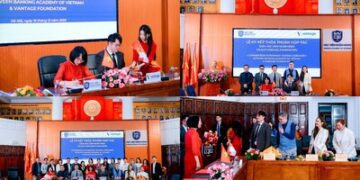 越南銀行學院與Vantage基金會正式締結戰略合作關系 攜手推進金融教育發展