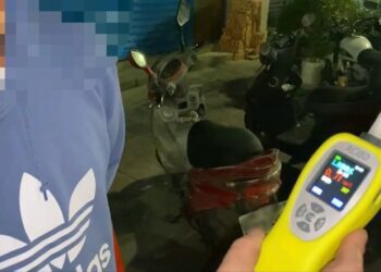 天冷相揪吃薑母鴨　新北男圖方便酒後騎車遭攔查一吹《公共危險》