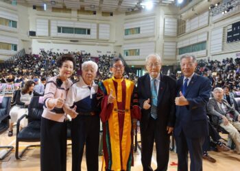 樹科大26歲生日慶典 元祖國際王松男獲頒名譽博士學位