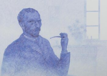 台灣藝術家鄧明墩紀念偉大的藝術導師-梵谷 教師節紀念_梵谷今年170歲了