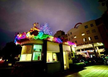 漾新聞|迎新年高市22所學校「光點計畫」校園亮起來越夜越美麗