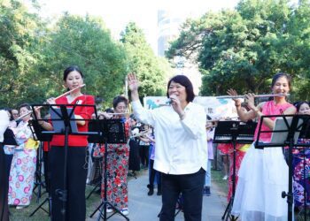 百人長笛演奏！昭和市集讓百年嘉義公園更添人文氣息