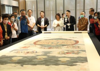 《悟佛》佛畫藝術巨擘夏荊山43件藝術瑰寶回嘉　佛光山嘉義會館開展