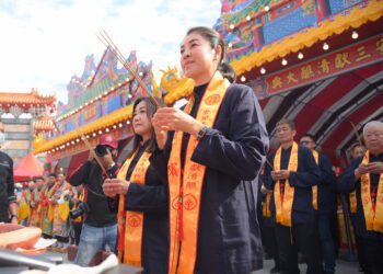 埔里建醮結束茹素　許淑華、馬文君祈求國泰民安