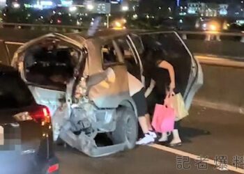快訊/國道一號20公里車禍 “北上3車.南下2車連環撞”8人傷送醫