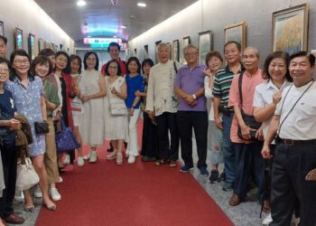 高麗萍棉紙撕畫創作 南港軟體園區展出