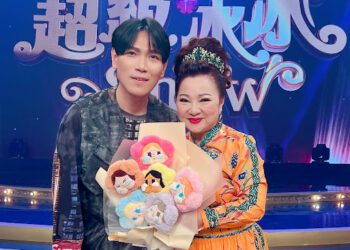 楊宗緯探班白冰冰 傷後首露面曝傷勢