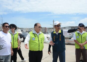 澎湖縣災情慘重 陳光復率縣府團隊勘災