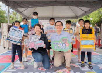 竹市交安月親子活動歡樂登場 高市長：寓教於樂宣導行人安全行