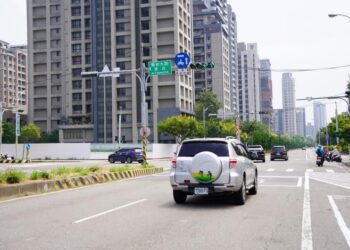 竹北興隆路8處T型路口改善 車道重配提升安全與效率