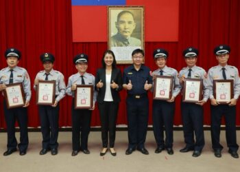 許淑華表揚金融機構攔詐有功 行員資深民防人員