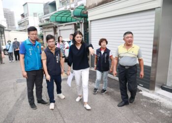 許淑華會勘投市7處老舊道路護岸 撥近800萬元改善