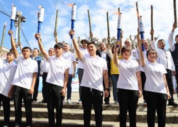 竹縣大隘三鄉運動會復辦 今燃聖火傳承客家文化