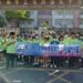 台南市佳興國中舉行2023反菸害及反毒路跑活動,今午熱烈登場。