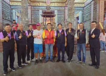 台南聖母廟文館三媽8號風光返府稟報，功德圓滿。