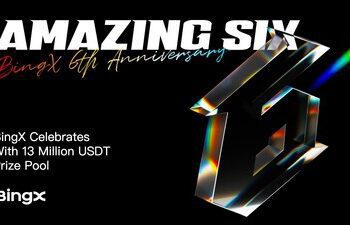 BingX歡慶六週年！活動獎池高達1,300萬美元