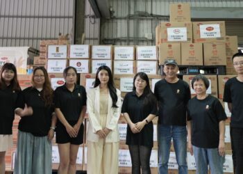 最美營養師攜手 逢國逢海食品 創新集團 企業送暖 百箱物資挺花蓮