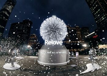 信義區下雪了 Relove《呼吸樹》打造夢幻泡泡雨 台北最浪漫聖誕打卡點