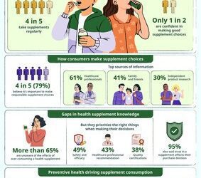康寶萊亞太區調查：八成消費者會服用營養補充品，但其中五成不確定自己是否有足夠能力選擇合適產品