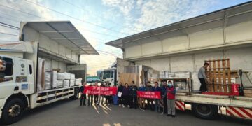 三商美福馳援花蓮 物資捐贈協助馬太鞍溪災後家園重整