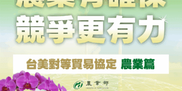 成功爭取調降對等關稅且有豁免 堅守糧食安全產品不降稅 農業部攜手產業強化體質 掌握布局全球新契機及維護農民權益
