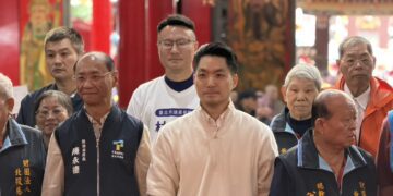 「三寶爸」合體 蔣萬安身旁「他」受矚 林揚庭傳承林瑞圖 在地囡仔拚友善育兒