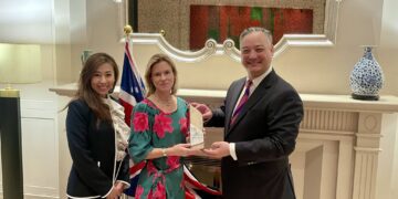 北市英僑商務協會歡迎 Ruth Bradley-Jone代表擔任官方資助人