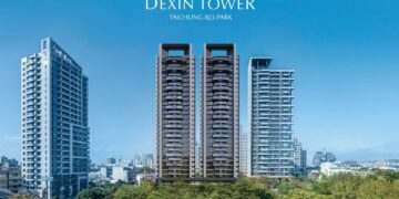 北台中十一期核心「823公園」第一排 德鑫建設打造雙塔純住宅地標