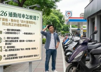 2026 通勤用車怎麼選？除了價格　教你從「四大靈魂問句」挑出真正的通勤神隊友！