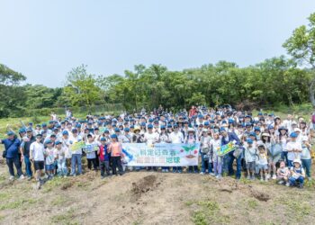 承諾到實踐 科定企業攜手近250位同仁種下台灣原生樹種