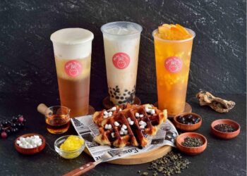 士林社子下午茶團購 原葉茶「慕夏茶王」＋可頌鬆餅熱門組合
