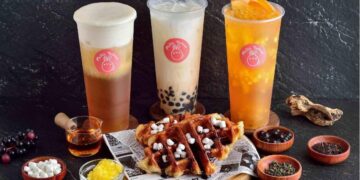士林社子下午茶團購 原葉茶「慕夏茶王」＋可頌鬆餅熱門組合