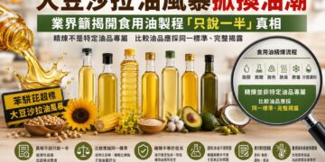 大豆沙拉油風波掀換油潮 業界籲揭開食用油製程「只說一半」的真相