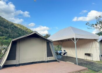 南庄免裝備露營 滑草道、生態旅遊都在這座苗栗懶人露營場