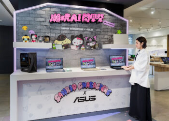 ASUSx三麗鷗耍酷聯萌 潮玩開學祭搶抱AI筆電