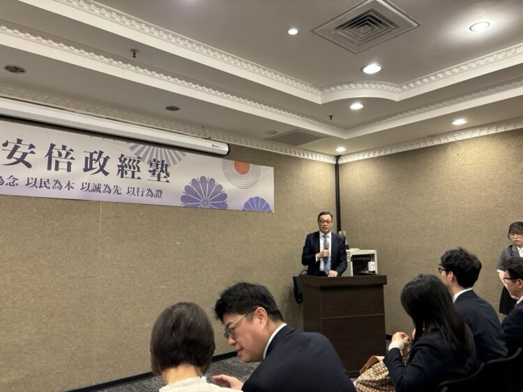 外交部政務次長陳明祺出席第一期「安倍政經塾」入塾式強調盼與日本等理念相近國家深化合作 外交部政務次長陳明祺出席第一期「安倍政經塾」入塾式強調盼與日本等理念相近國家深化合作