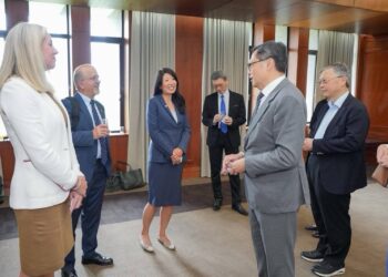 外交部政務次長陳明祺午宴歡迎加拿大智庫學者訪問團