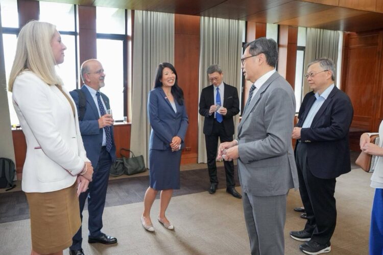 外交部政務次長陳明祺午宴歡迎加拿大智庫學者訪問團