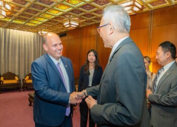 外交部政務次長吳志中午宴歡迎以色列市長訪問團訪台