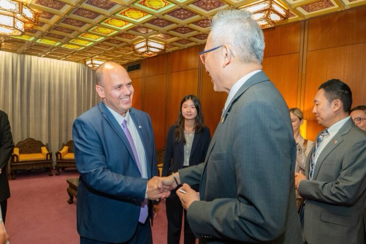 外交部政務次長吳志中午宴歡迎以色列市長訪問團訪台