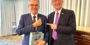 外交部政務次長吳志中款宴德國國會外交委員會議員齊舍偉特 外交部政務次長吳志中款宴德國國會外交委員會議員齊舍偉特