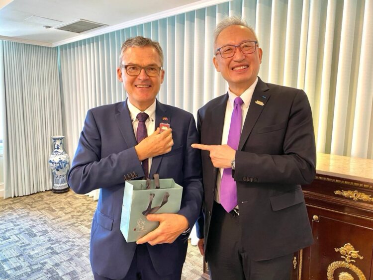外交部政務次長吳志中款宴德國國會外交委員會議員齊舍偉特 外交部政務次長吳志中款宴德國國會外交委員會議員齊舍偉特